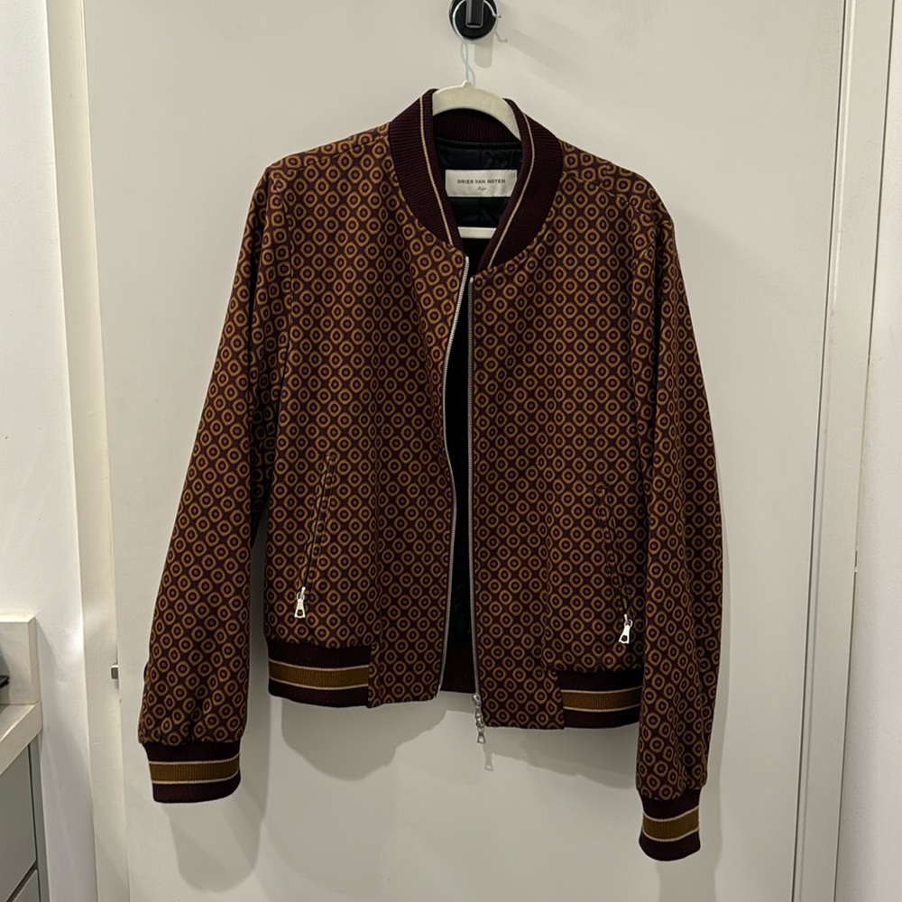Dries van noten bomber jacket